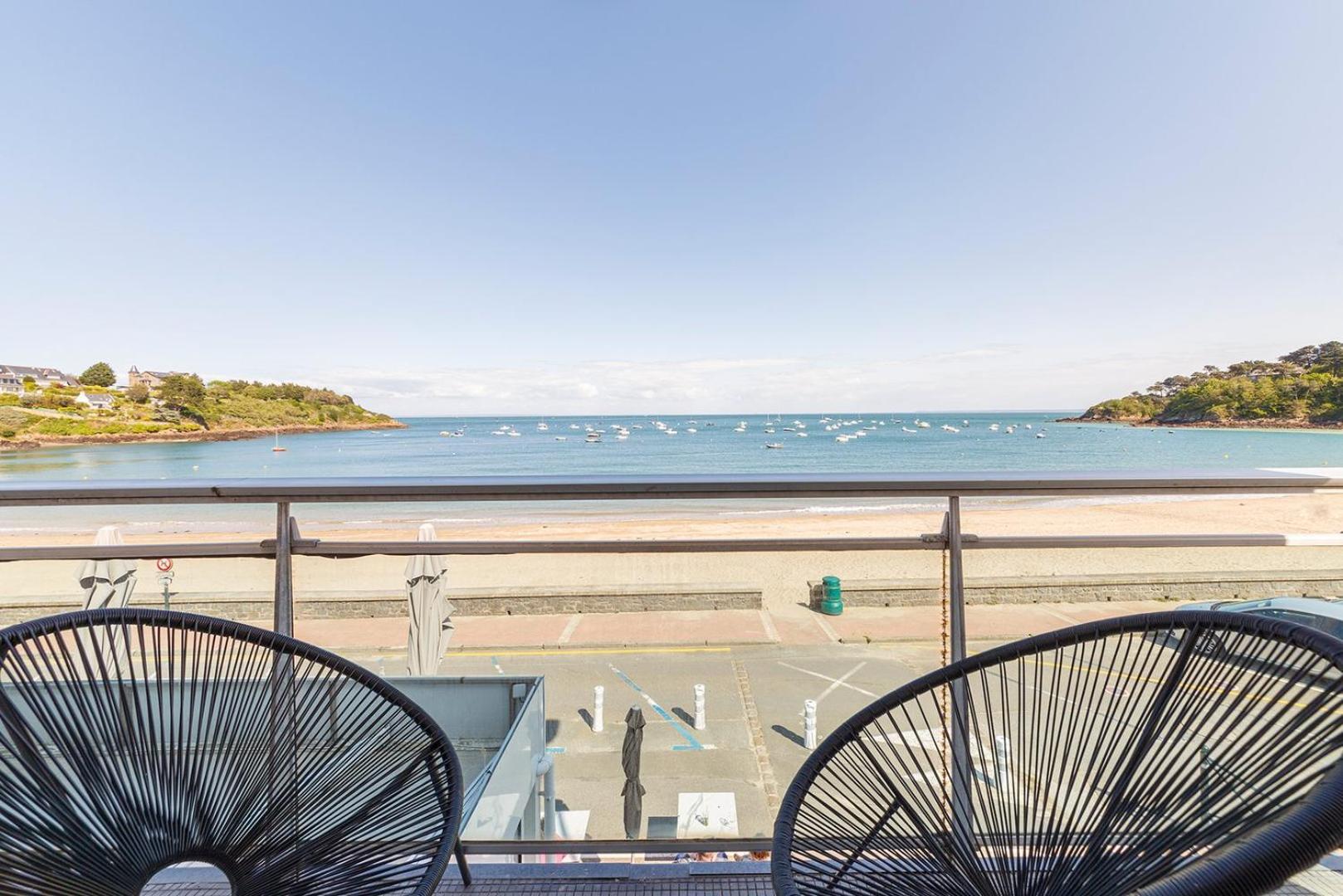 Les Pieds Dans L'Eau - Appartment 1 - Vue Mer Cancale Exteriör bild